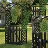 Arco di rose nero + porte Pergola Griglia di sostegno in Anteprima dell’immagine prodotto 7