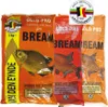 Three bags of fish feed are displayed side-by-side against a white background. A circular logo with a Belgian flag and text is visible at the top. Náhľad obrázku produktu