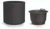 Jardinière élégante avec surface lisse et base conique Voir les images du produit 11