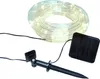 LED Lichterschlauch mit Solar Panel 100 LEDs warmweiß 7,5 m Produktbild-Vorschau 1