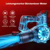 Akku-Laubbläser akku-gebläse Elektrischer Laubbläser mit Produktbild-Vorschau 8