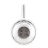 A top-down view of a stainless steel wok pan on a white background. Podgląd zdjęcia produktu