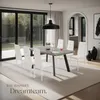 tectake® Set Esszimmerstuhl Julien gepolstert mit Produktbild-Vorschau 7
