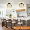 Deckenleuchte Modern Schwarz Metall Deckenlampe E27 Fassung Produktbild-Vorschau 7