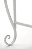 Gartenbank LENAR - Metall Weiß 128x46x94 cm | Metallbank Produktbild-Vorschau 6