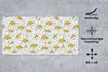 MuchoWow® Schreibtischunterlage Blumen - Weiß - Frühling Produktbild-Vorschau 3
