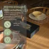 Orakl® - Runder Tischkamin Cinder weiß - mit Edelstahl Produktbild-Vorschau 5