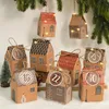 Adventskalender zum Befüllen, 24 kleine Geschenkboxen mit Produktbild-Vorschau 1