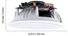 VEVOR 2 Einbaulautsprecher Bluetooth 203,2 mm, 2-Wege Produktbild-Vorschau 8