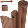 Jayseuw PVC Sichtschutzmatte Sichtschutzzaun Balkon Produktbild-Vorschau 1