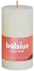 BOLSIUS Stumpenkerze Rustiko Shine 10x5cm weiche Perle Anteprima dell’immagine prodotto 3