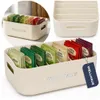 WELLHAUS Gewuerzbeutel Organizer Schublade Beige Box Produktbild-Vorschau 1
