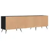 vidaXL Szafka pod TV czarna 150x30x44,5 cm materiał Podgląd zdjęcia produktu 9