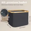 HENNEZ Aufbewahrungskorb "Adrian", 40 Liter - faltbar - Produktbild-Vorschau 11