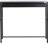 BELIANI Outdoor-Bartisch Schwarz Stahl 120 x 40 x 105 cm Produktbild-Vorschau 4