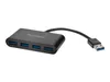 Kensington UH4000 - Hub - 4 x SuperSpeed USB 3.0 - Desktop Produktbild-Vorschau 1