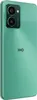 A close-up, angled view of the back of a green smartphone. Náhled obrázku produktu