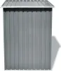 vidaXL Szopa ogrodowa szara metalowa 204 x 132 x 186 cm Podgląd zdjęcia produktu 13