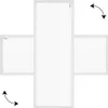 Magnetisches Whiteboard mit weißen Holzrahmen 30x70cm Produktbild-Vorschau 5