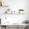 vidaXL Étagère suspendue gris béton 120x23,5x3,8 cm MDF Voir les images du produit 3