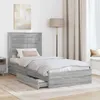 Aufbewahrungsbett Graues Sonoma 75 x 190 cm Holzwerkstoff Produktbild-Vorschau 3