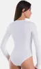 Body Teyli a maniche lunghe in viscosa Longy Donna 2404 Anteprima dell’immagine prodotto 2