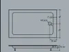 Duschwanne 140x90 Duschtasse mit Füsse und Schürze 90x140 Produktbild-Vorschau 2