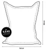 Lumaland obří sedací vak XXL 140x180 cm Voděodolný polštář Náhled obrázku produktu 9