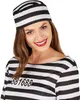 A woman wearing a prisoner costume. Produktbild-Vorschau
