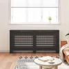 vidaXL Habillage de radiateur noir 172x19x81,5 cm MDF Voir les images du produit 3