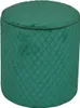 Sitzhocker Sitzpouf Pouf Fußhocker Hocker in Smaragdgrün Produktbild-Vorschau 1