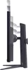 Side view of a black monitor on a stand, showing its adjustable height. Produktbild-Vorschau
