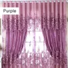 1Pc Flower Jacquard Tuell Fenster Vorhang drapieren Produktbild-Vorschau 3