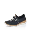 Rieker Slipper - Navy Synthetik Größe: 37 Normal Produktbild-Vorschau 17