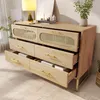 Sweiko Rattan kommode Sideboard mit 6 Schubladen, Produktbild-Vorschau 1