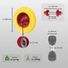 Schubkarrenrad Vollgummi 4.00-8 / 4.80 mit Achse 200 Kg Produktbild-Vorschau 3