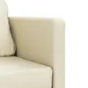 Bodensofa mit Schlaffunktion Creme 112x174x55 cm Kunstleder Produktbild-Vorschau 9
