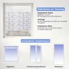 Plissee Klemmfix ohne Bohren 60x120cm Hellgrau Sichtschutz Produktbild-Vorschau 4