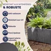 CASARIA® Jardinière Ethica Anthracite 80x36x36cm 80L Voir les images du produit 2