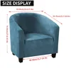 2 Piece Club Chair Slipcover Chair Cover Stretch Velvet Náhled obrázku produktu 4