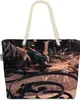 VOID Metall Eisen Schleifen Strandtasche Shopper 58x38x16cm Produktbild-Vorschau 1