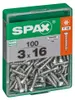 Spax Universalschrauben 3.0 x 16 mm TX 10 - 100 Stk. Produktbild-Vorschau 2