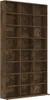 vidaXL Scaffale per CD in rovere affumicato 102x23x177,5 cm Anteprima dell’immagine prodotto 1