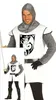 mittelalterlicher Ritter Kostüm für Herren Gr. M - L, Produktbild-Vorschau 2