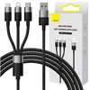 Baseus 3-in-1-Schnellladekabel: USB – Micro-USB – Lightning Produktbild-Vorschau 9