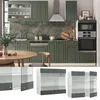 Küchenglasschrank Vicco Fame-Line Grün-Gold Landhaus 80 cm, Produktbild-Vorschau 2