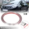 5mx10mm PVC Chrome Argenté Garniture Bande pour Voiture Voir les images du produit 2