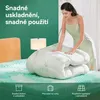 NicePlus, vrchní matrace 2 v 1, 90x200x7 cm, pěna s Náhled obrázku produktu 9