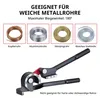 Rohrbiegegerät 3 in 1 Rohrbieger 0-180° Manueller Produktbild-Vorschau 5