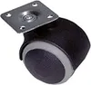 Möbelrolle 50mm Hartbodenrollen Möbelrad Rollfuß Gummi Produktbild-Vorschau 1